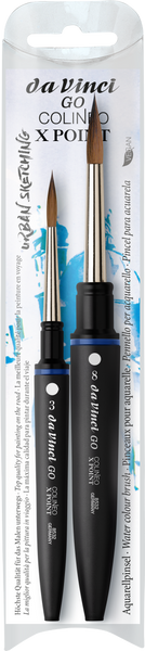 da Vinci GO! Colineo X Point 2 Brush Set 4282 - Round Sizes 3 & 8