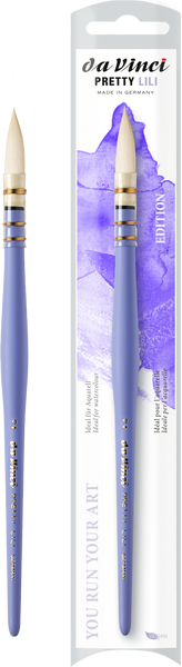 da Vinci Pretty Lili Edition Watercolour Brush Size 2 – Extra Soft & Colorful