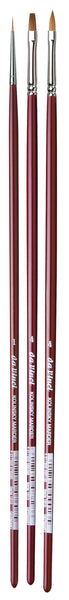 da Vinci Oil & Acrylic Set 5549A2 • Kolinsky Red Sable Best Sellers Set • 3 Brush Set