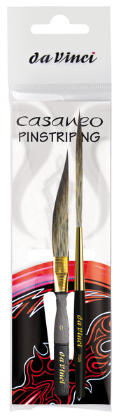 da Vinci Pin Striping Set 4052A2 • Casaneo New Wave Synthetic Pin Stripers • 2 Brush Set