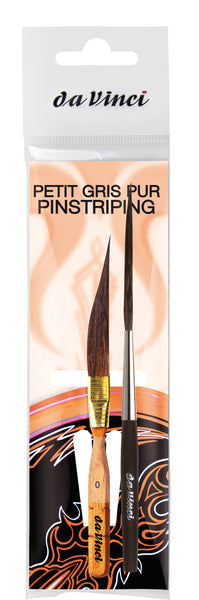 da Vinci Pin Striping Set 4053A2 • Kazan Squirrel Traditional Pin Stripers • 2 Brush Set