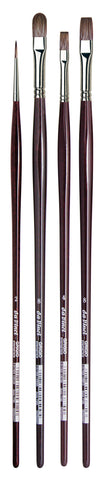 da Vinci Oil & Acrylic Set 5103 • Grigio New Wave Synthetic Variety Pack • 4 Brush Set