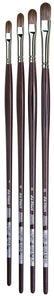 da Vinci Oil & Acrylic Set 5543A2 • Grigio New Wave Synthetic Filberts Series 7495 • 4 Brush Set