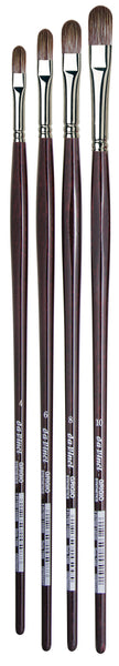 da Vinci Oil & Acrylic Set 5543A2 • Grigio New Wave Synthetic Filberts Series 7495 • 4 Brush Set