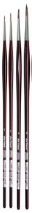 da Vinci Oil & Acrylic Set 5542A2 • Grigio New Wave Synthetic Rounds Series 7795 • 4 Brush Set